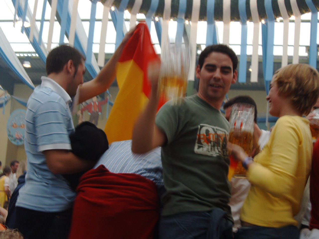 José giving it his all at Oktoberfest