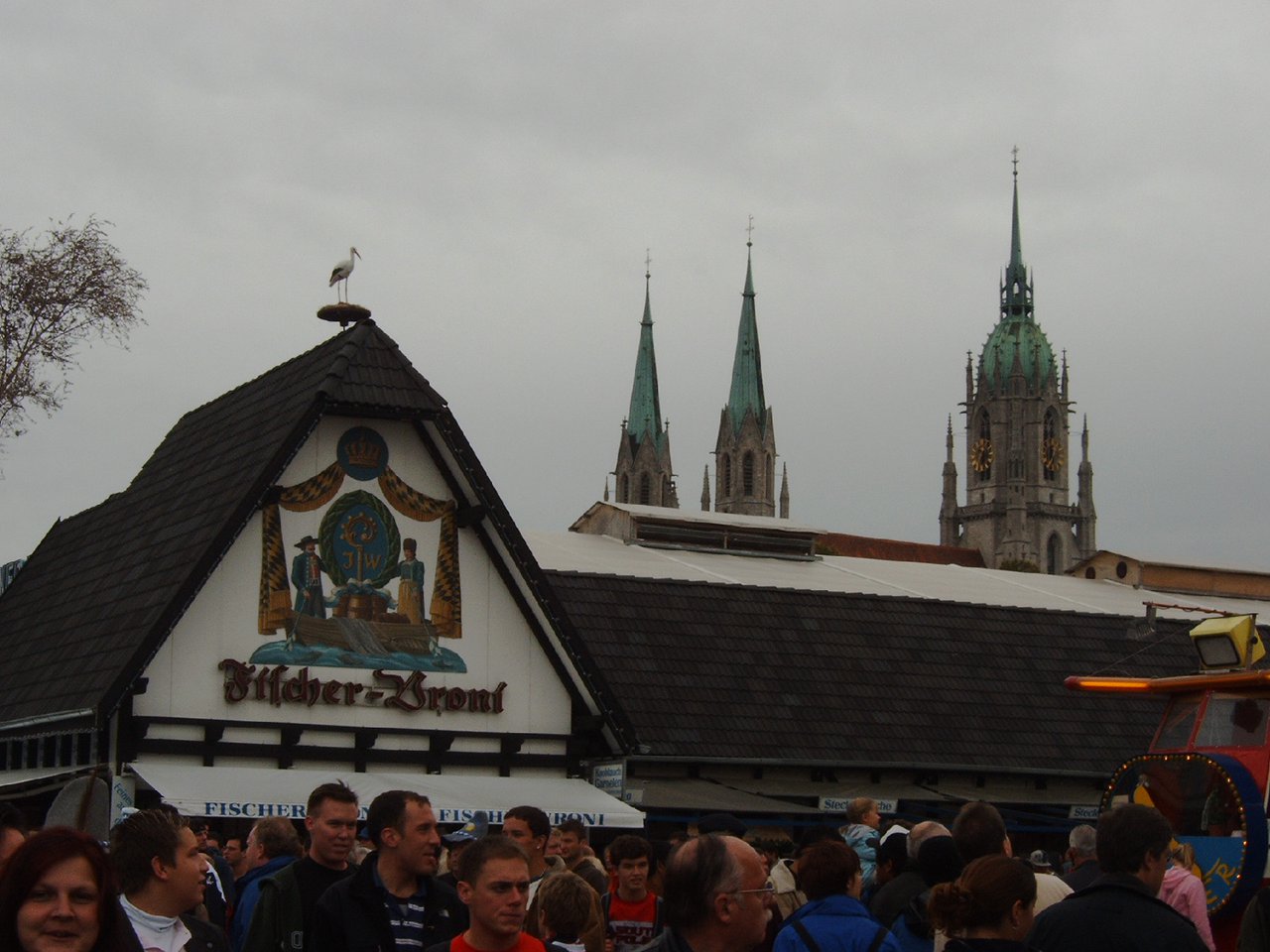 Oktoberfest stalls