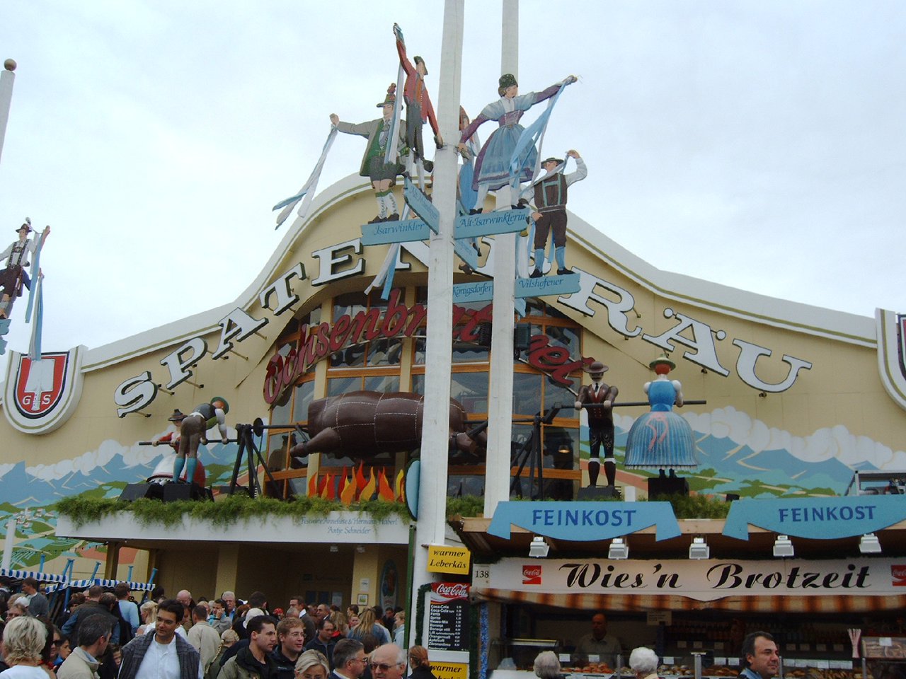 Oktoberfest stalls