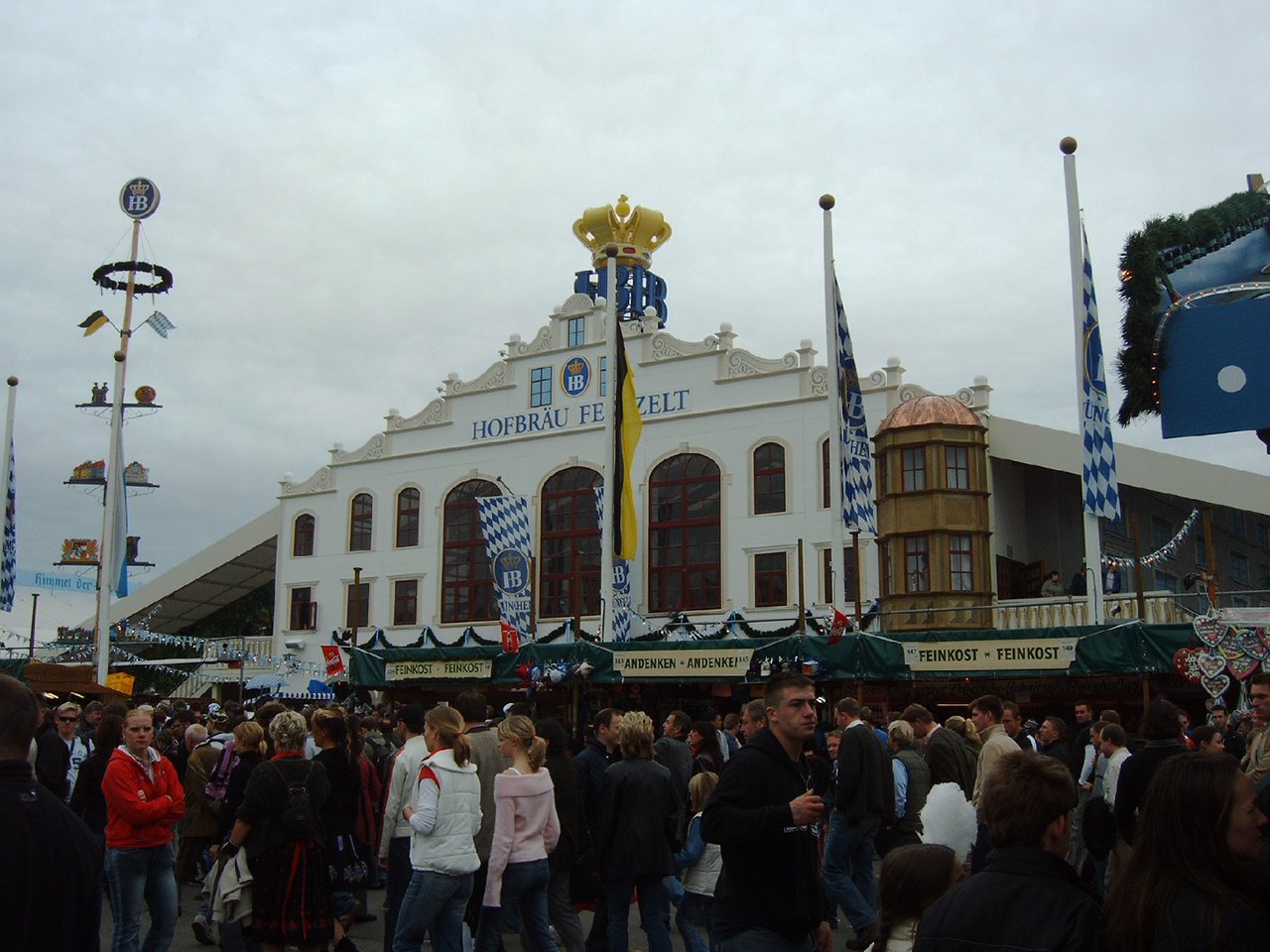 Oktoberfest stalls