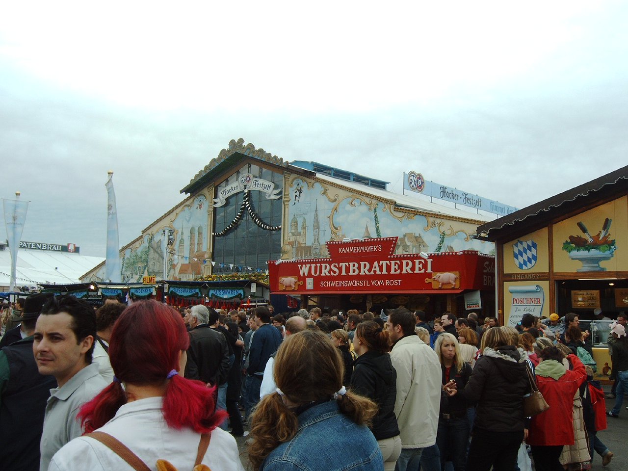 Oktoberfest stalls