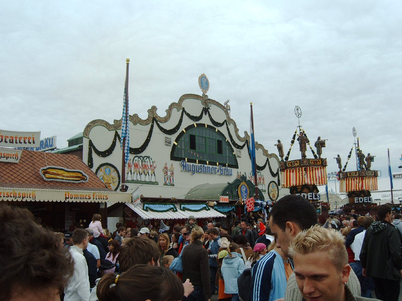 Oktoberfest stalls