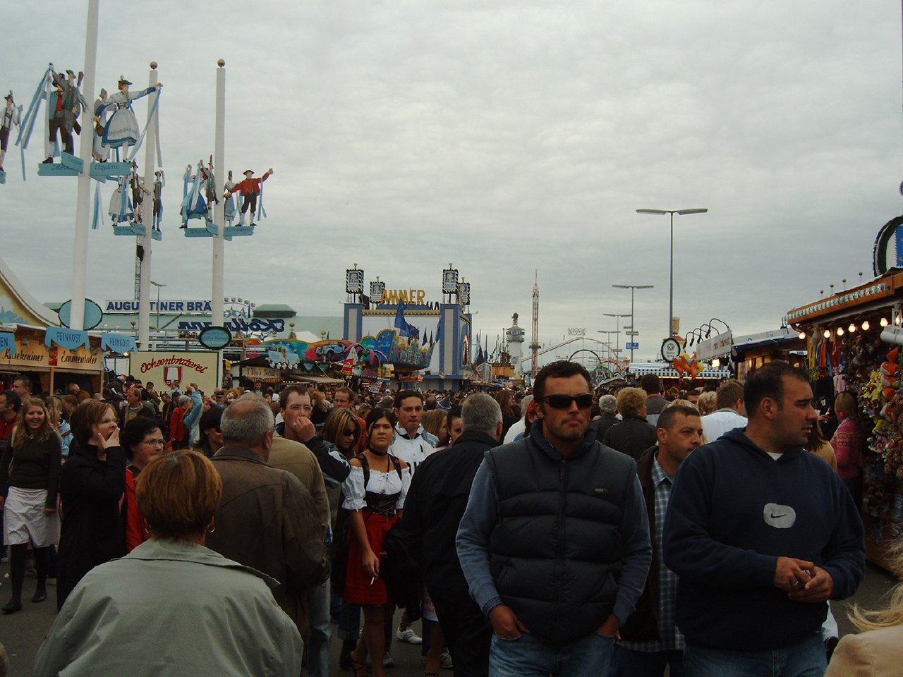 Oktoberfest stalls