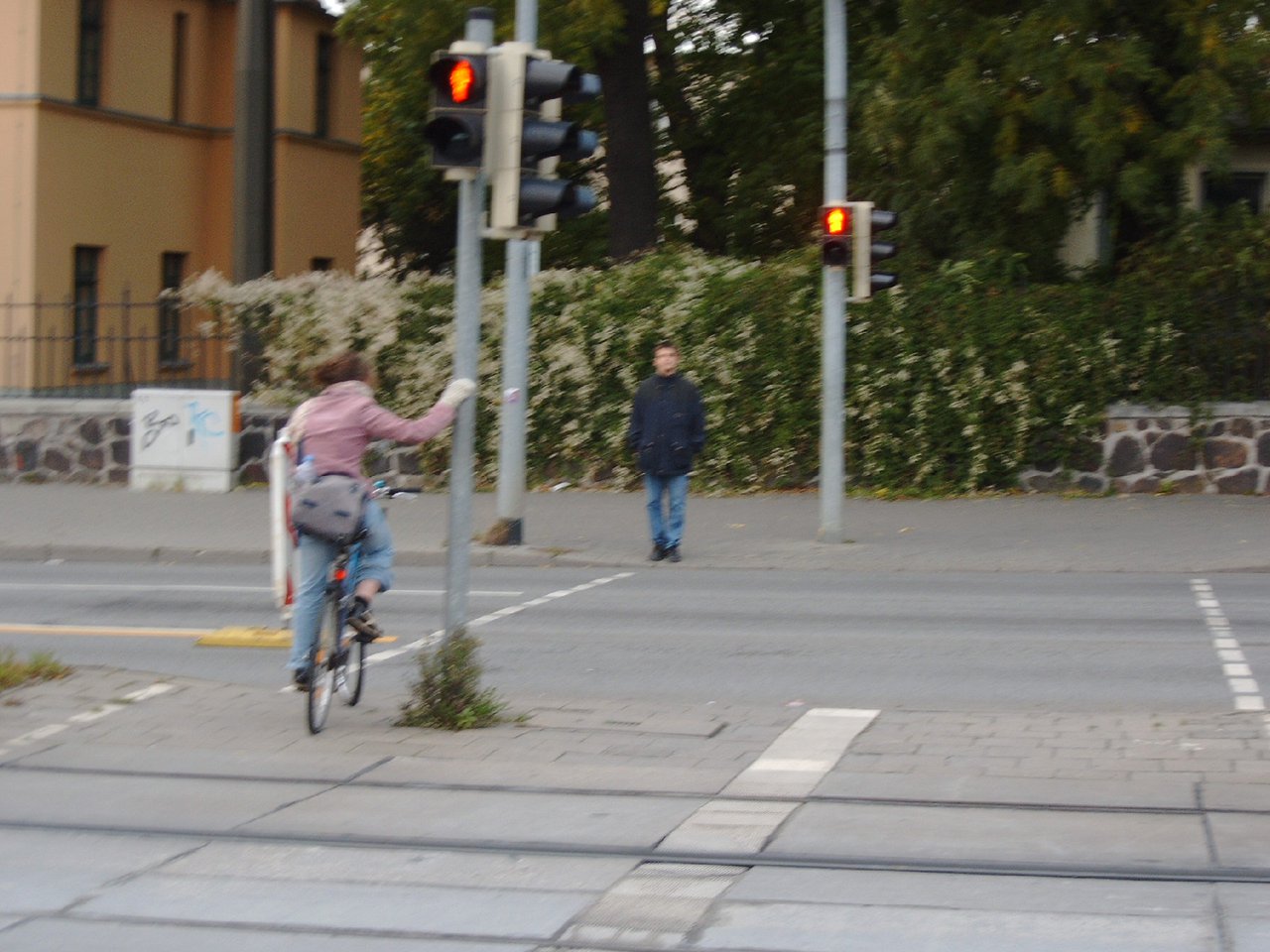 As you shouldn't cross, children