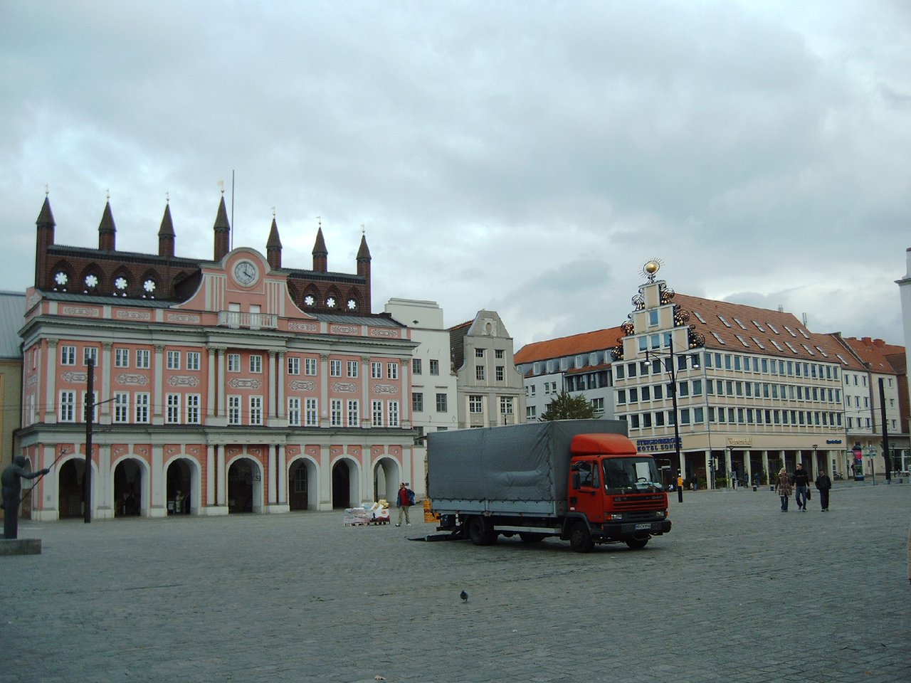 The main square of Rostock