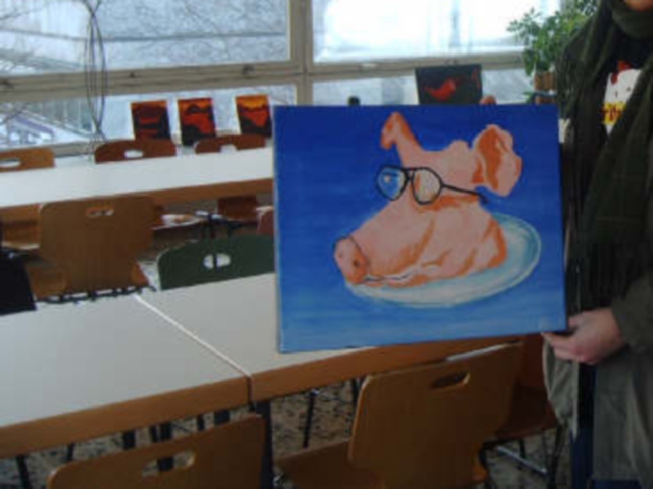 A Painting at the Mensa