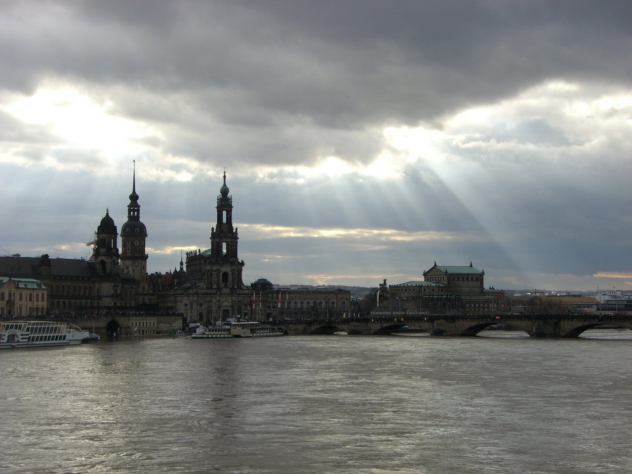 Flooded Dresden