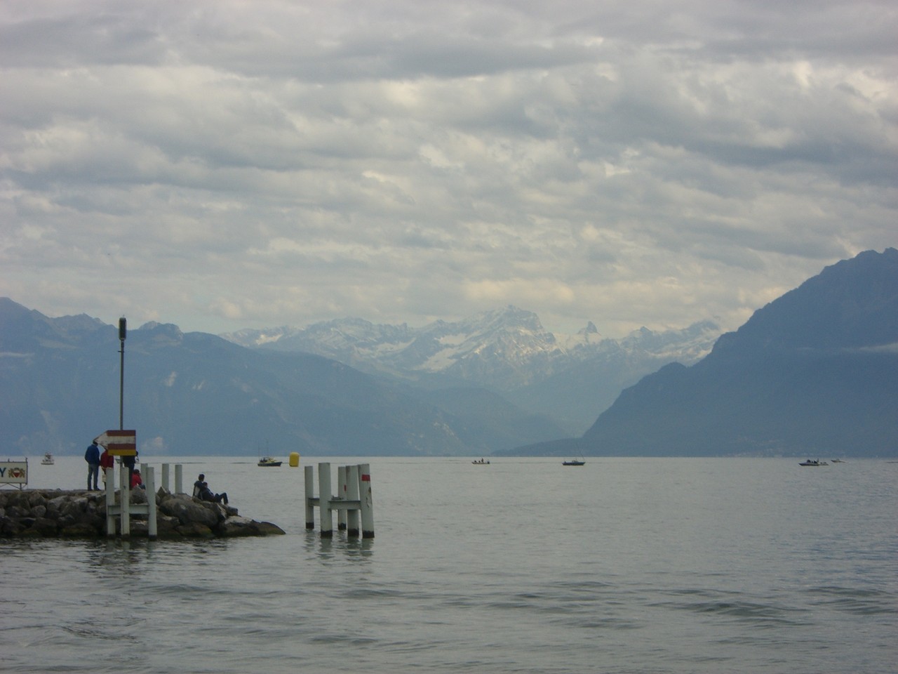 The lake and the mountains