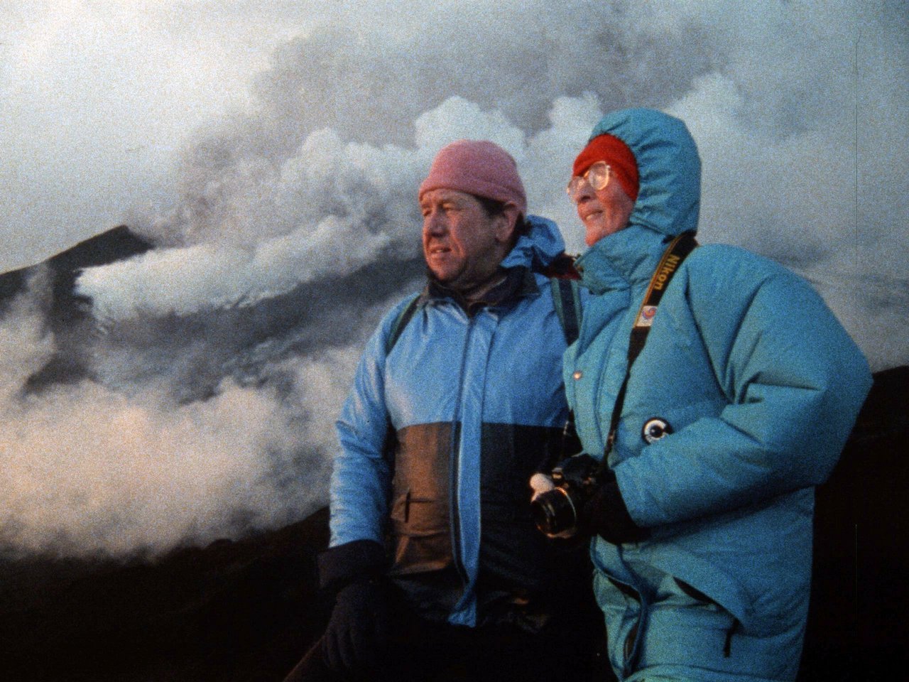 Maurice y Katia Krafft